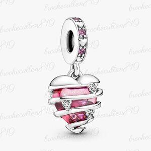 Pandora Reveal Your Love Heart Spiral Dangle Charm